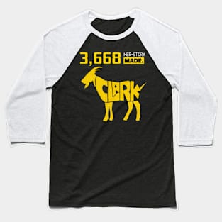 3,668 her-story made Clark 22 Baseball T-Shirt